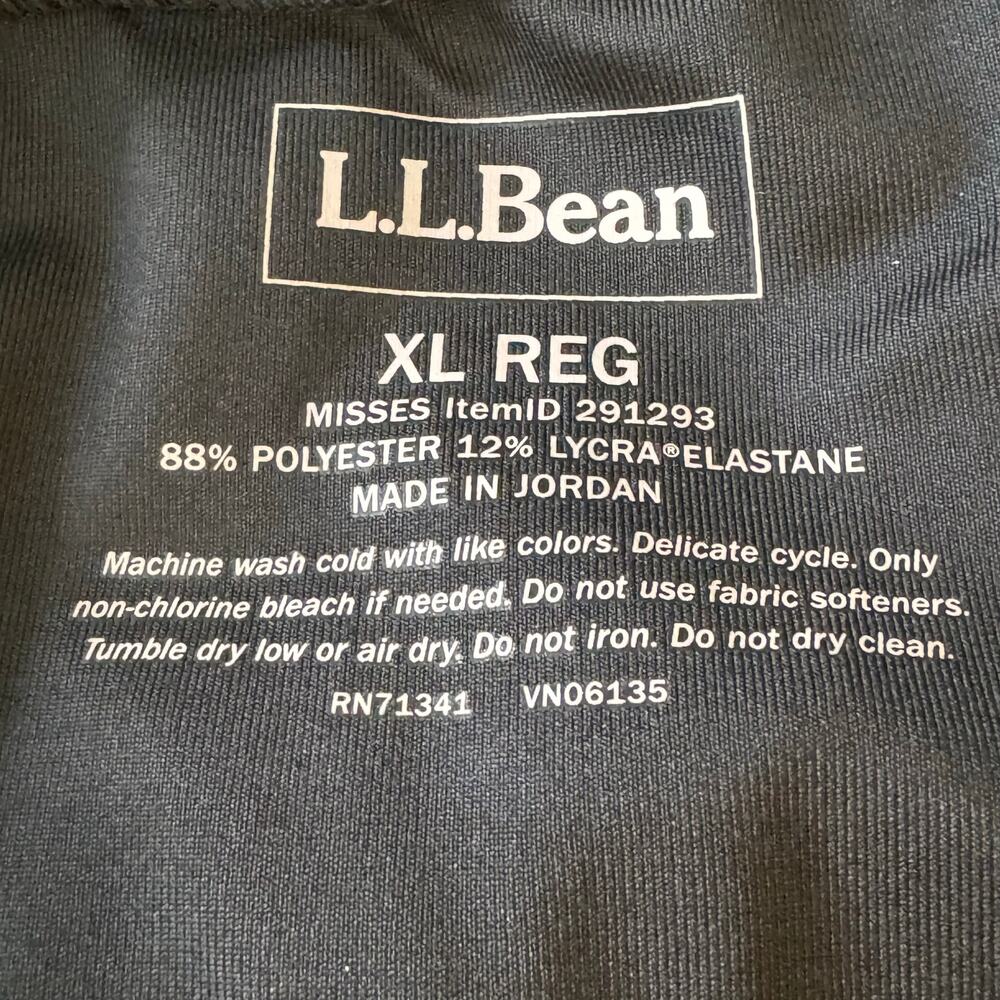 LL Bean Size XL Sport Fitness V-Neck Dress with Zippered Pocket and Cap Sleeves - Picture 6 of 8